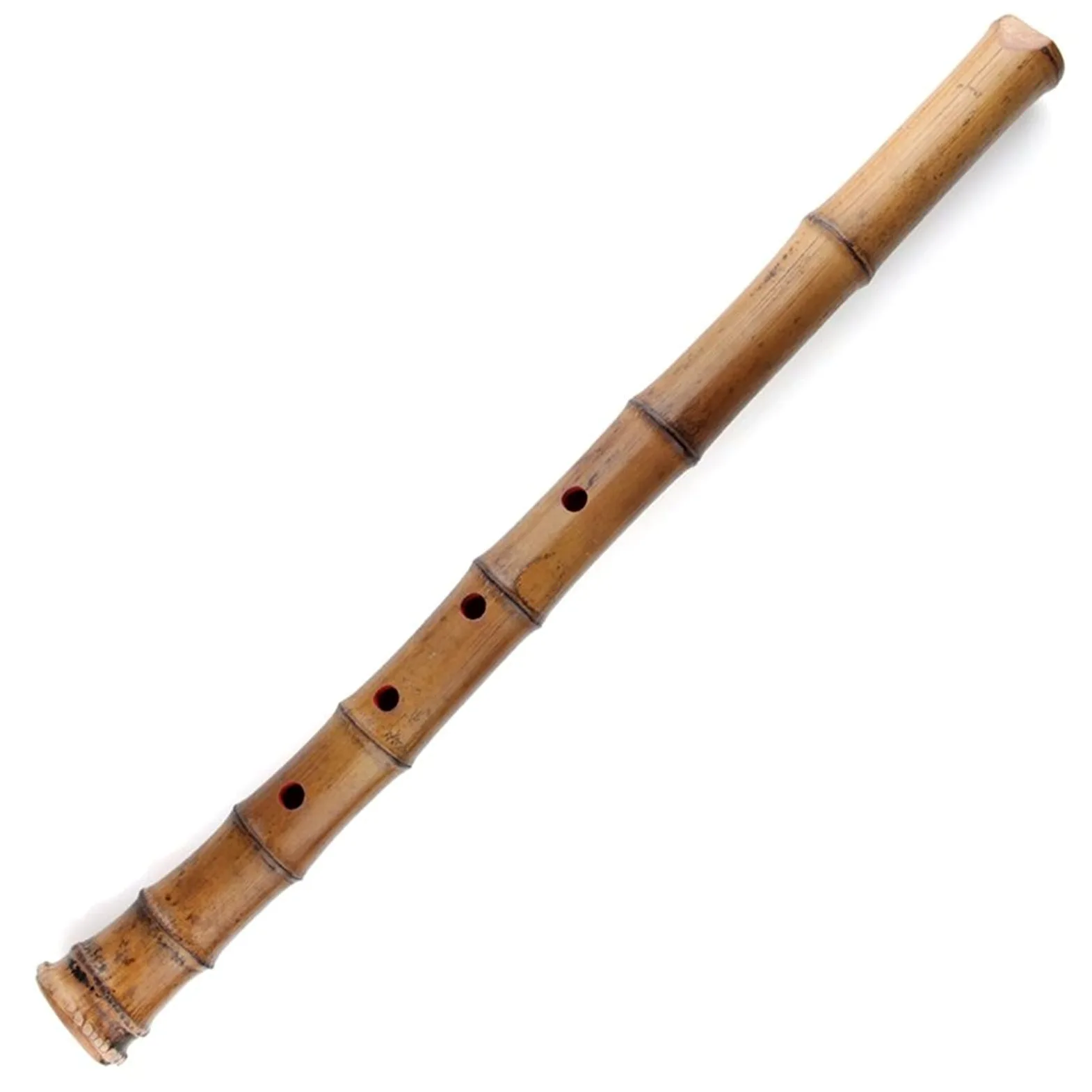 Bambusflöten Shakuhachi 5-Loch Musikinstrumente Aus Holz Bambus Vertikalflöte Mit Wurzel