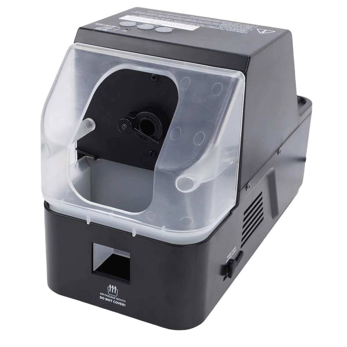 Nebelblasenmaschine für Hochzeits-Weihnachtsfeiern, Ferngesteuerter Nebelblasenhersteller, Rauchblasenmaschine für KTVs, Hochzeiten und Bars, mit 3 Bezaubernden Modi (EU-Stecker)