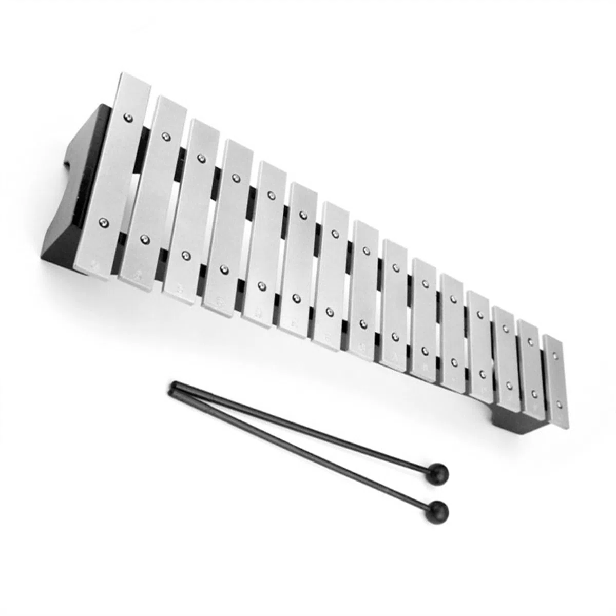 15-Noten-Aluminiumplatte, praktisch und exquisit, Glockenspiel-Schlaginstrument, Glockenspiel-Schlaginstrument