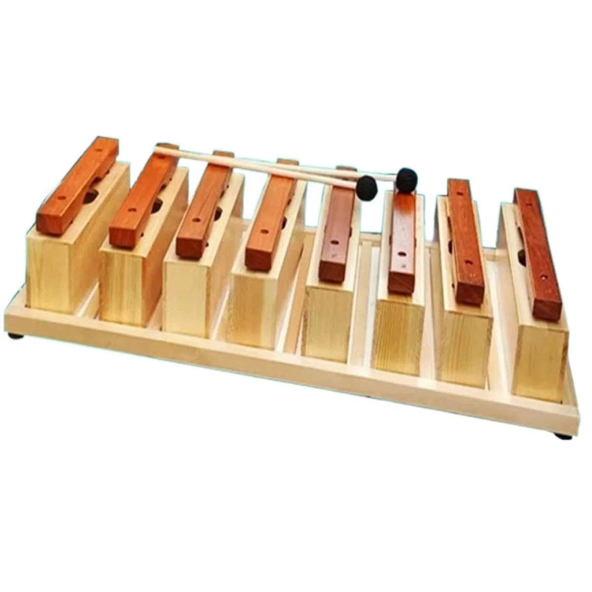 Xylophon-Instrument Palisander-Klangstein 8-Ton-Xylophon Glockenspiel Palisander-Xylophon Standard-Schlaginstrument