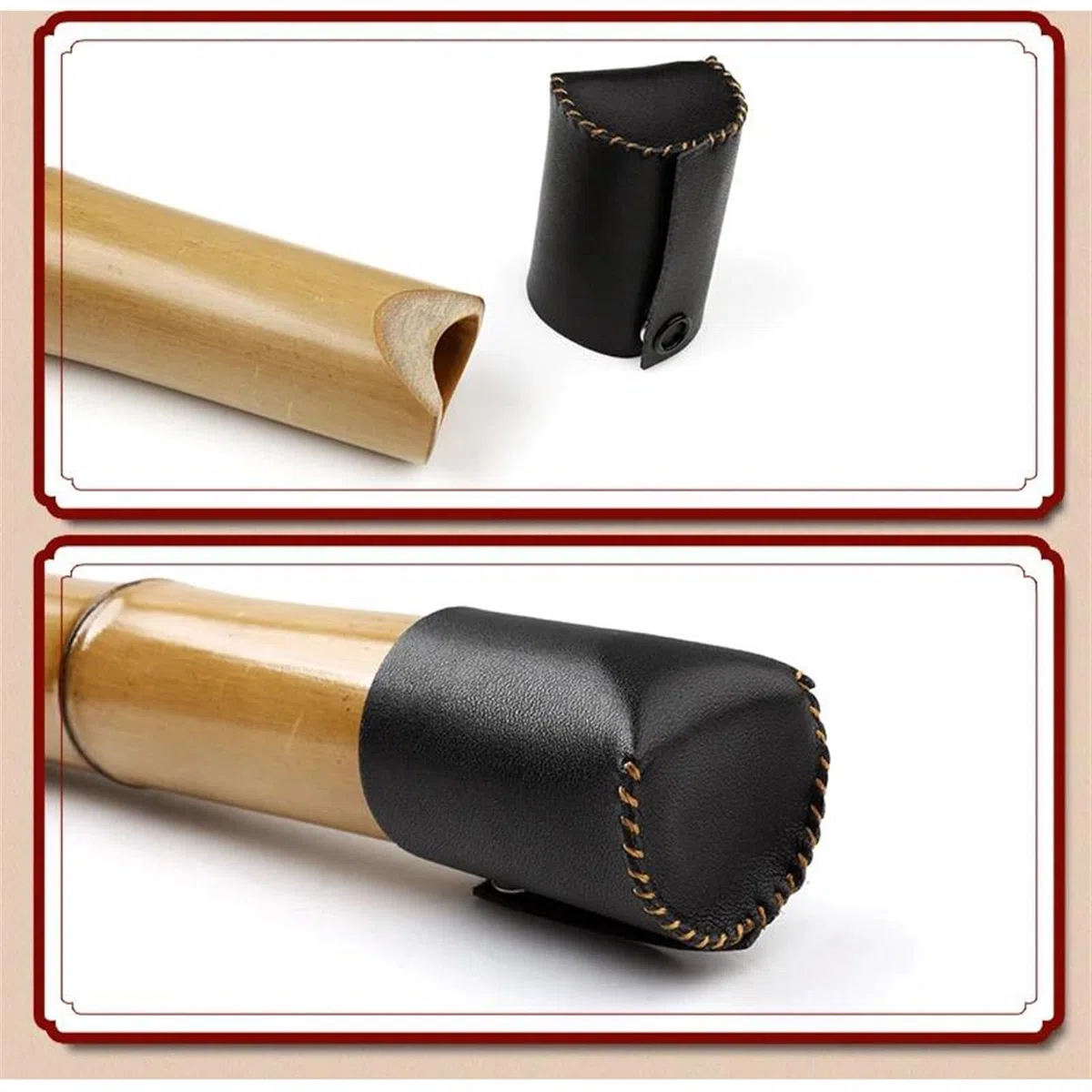 Bambusflöte D-Taste Bambus Shakuhachi 5 Löcher Holz Musikinstrumente Flöte Mit Shakuhachi Schutzhülle Holzblasinstrument
