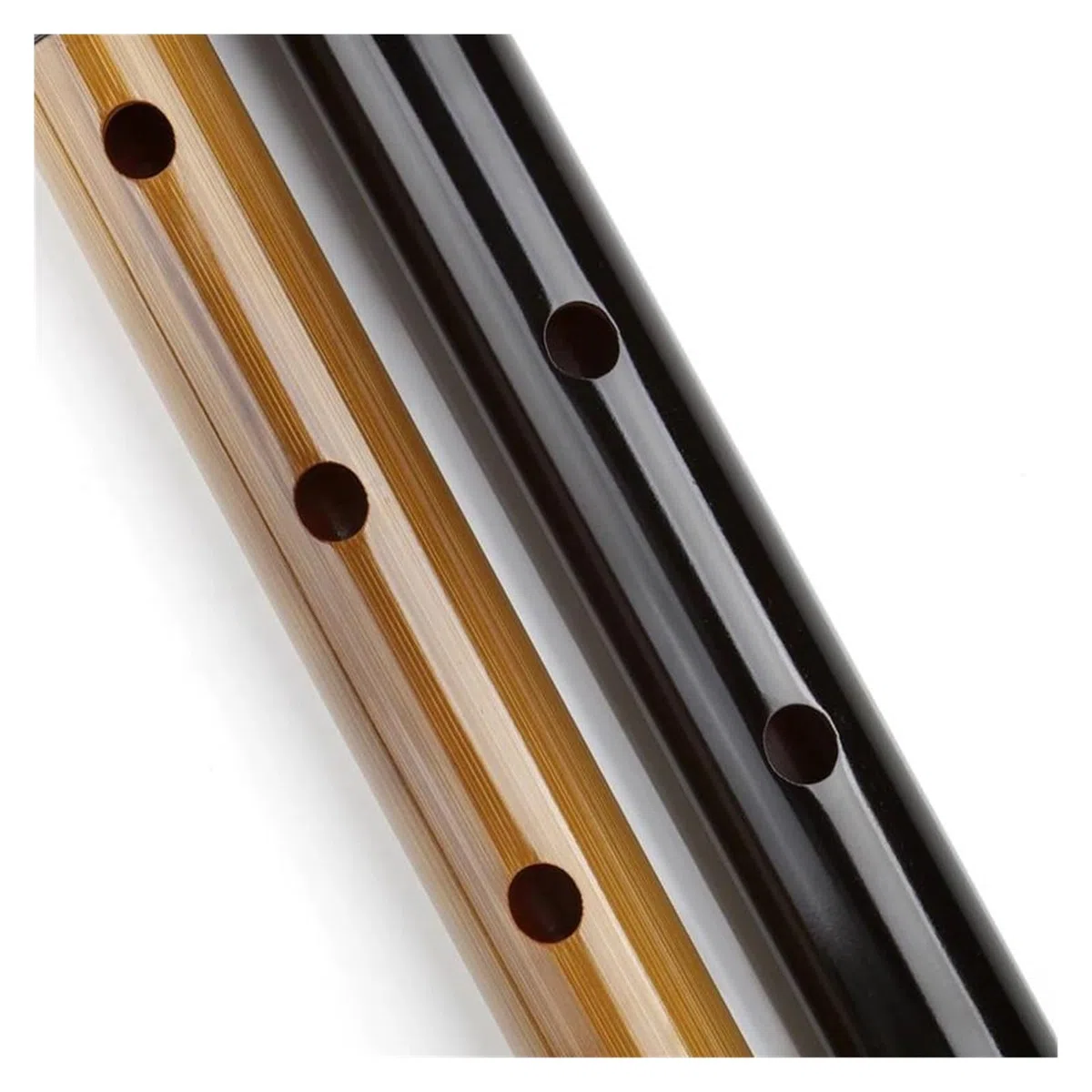 Professionelle Bambusflöte Für Erwachsene Bambusflöte D Tonart Shakuhachi Holzblasinstrument Mit Tasche 5 Löcher Geeignet Für Anfänger(Bamboo)