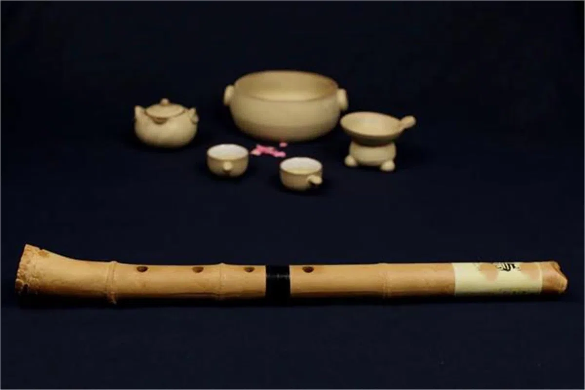 Harz Shakuhachi 5 Löcher D Tune Holz Instrument Youdi Mit Wurzel Nicht Nanxiao Profis Bambusflöte