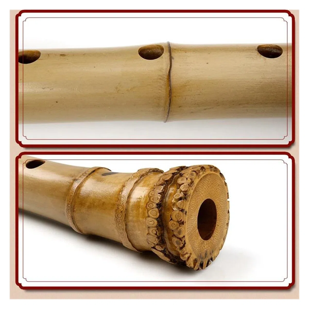 Professionelle Bambusflöte Für Erwachsene 1.8 Shakuhachi 5 Loch Holzmusikinstrument Bambusflöte