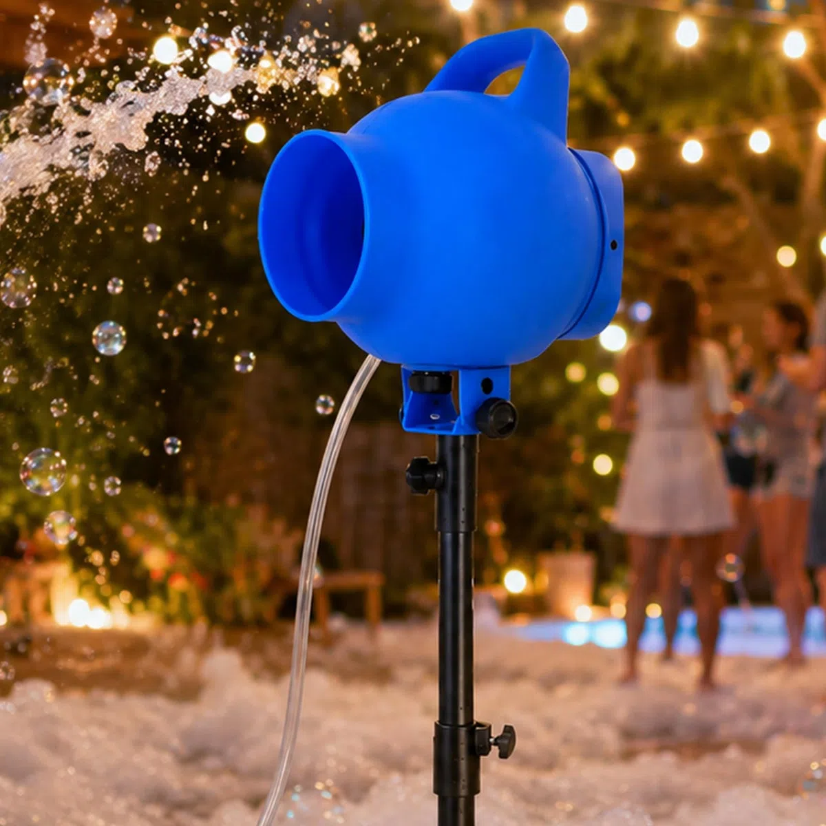 Party-Schaummaschine 150 W, Schaumkanone Mit 3–5 M Sprühweite, Verstellbares Stativ, 1000-L/H-Pumpe Und Steuerbox Für Garten, Pool Und Schulveranstaltungen, Events Blue