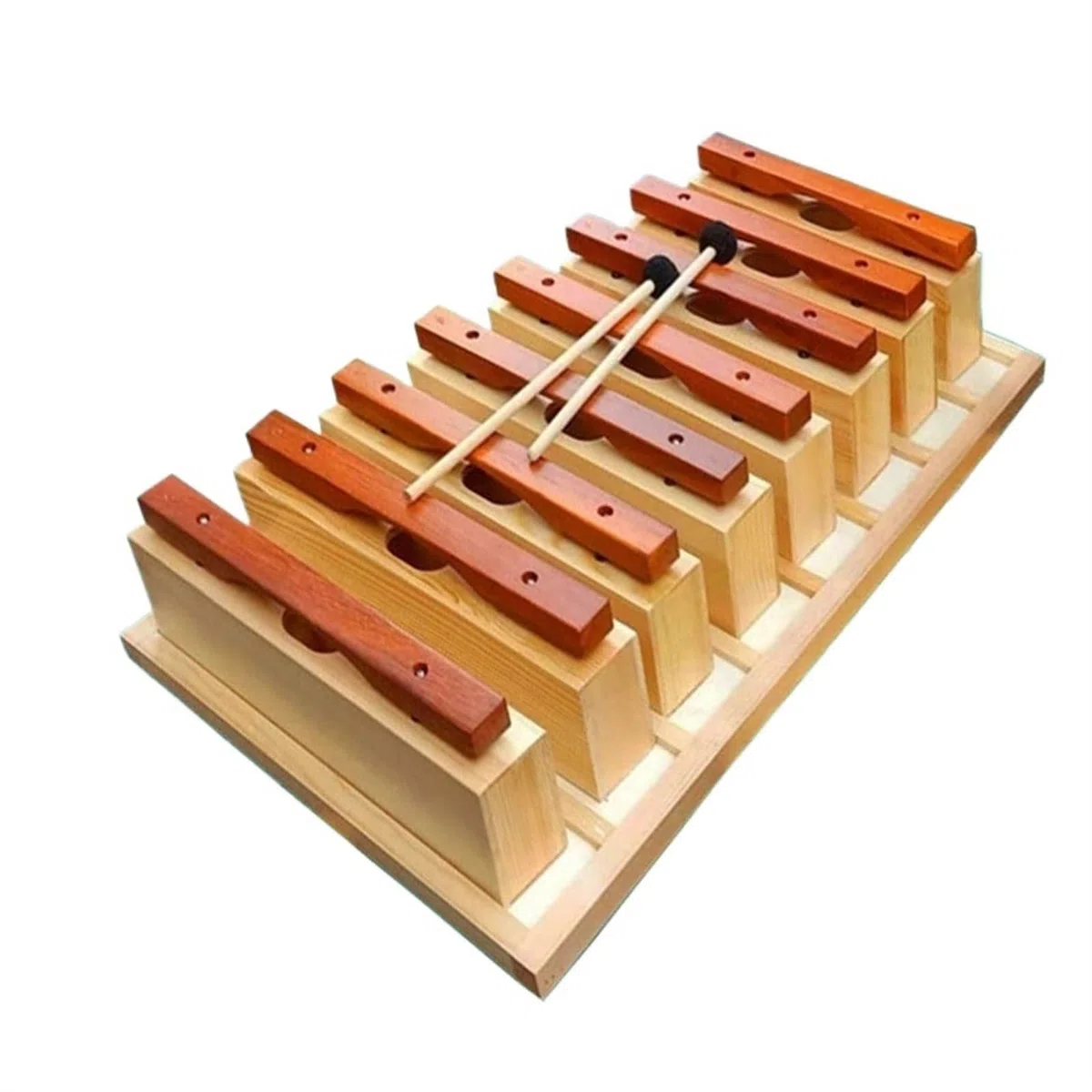 Xylophon-Instrument Palisander-Klangstein 8-Ton-Xylophon Glockenspiel Palisander-Xylophon Standard-Schlaginstrument