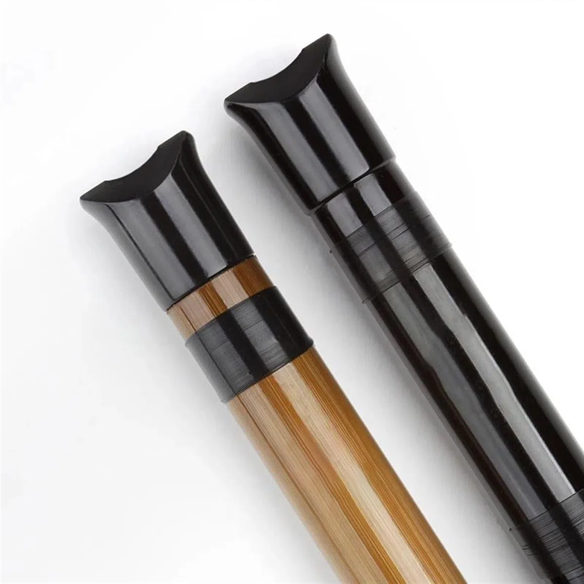 D-Taste 5-Loch selbstgemachte vertikale Bambusflöte Holzblasinstrument Shakuhachi mit Tasche Traditionelle Bambusflöte Musikinstrument (Color : Bk2)