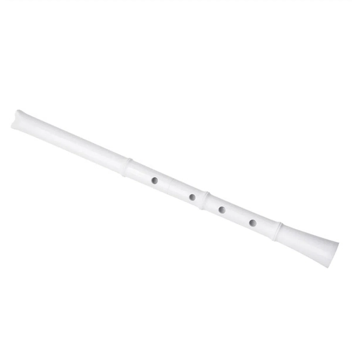 Japanisches Musikinstrument Shakuhachi, professionell spielendes 5-Loch-Harz-Holzblasinstrument Traditionelle Bambusflöte Musikinstrument (Color : White)
