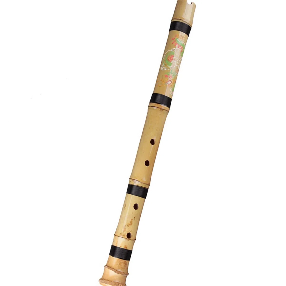 bambusflöte 5 Löcher Shakuhachi G Key Musikinstrumente Bambusflöte Mit Wurzelholzinstrument