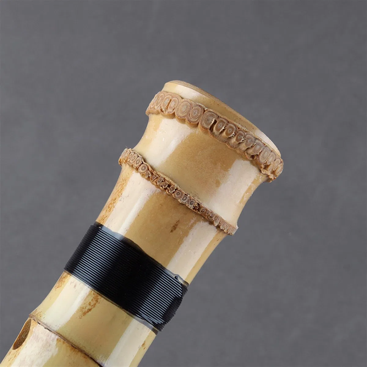 bambusflöte 5 Löcher Shakuhachi G Key Musikinstrumente Bambusflöte Mit Wurzelholzinstrument