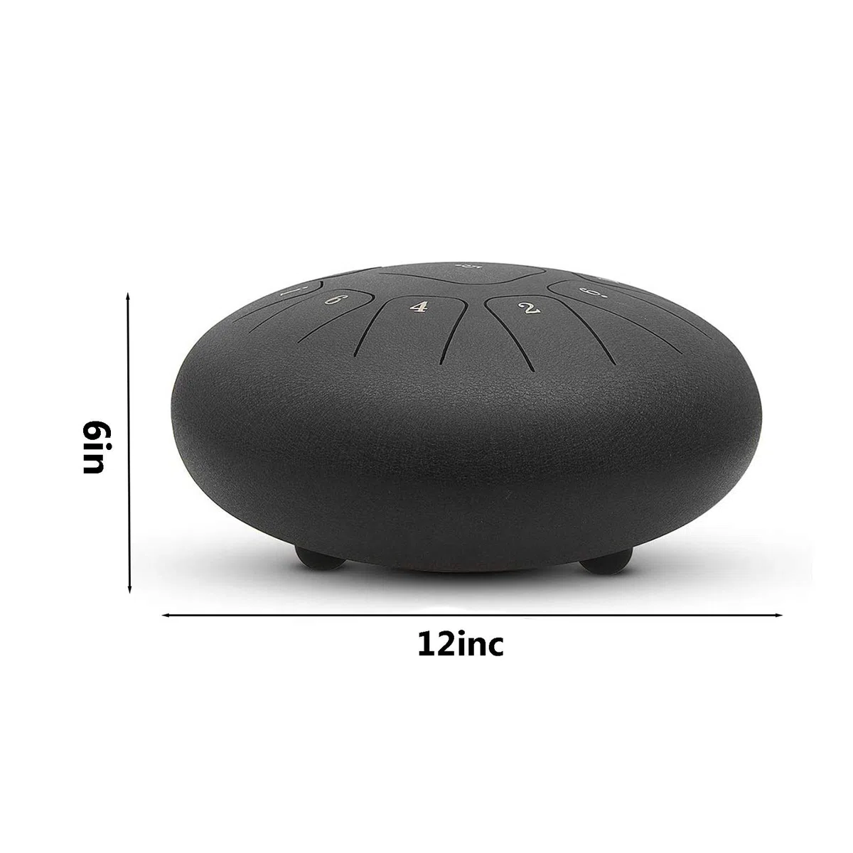 12-Zoll-Stahlzunge-Trommel, 11-Anmerkung Erwachsene Trommel/Kind Drum Percussion Kit, Mit Drumsticks/Fingerbetten/Music Score Und Performance Package/Für Yoga, Meditation Und Musiktherapie