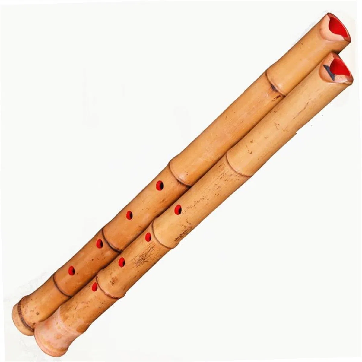 Bambusflöten-Set Handgefertigte natürliche japanische Shakuhachi G/F-Taste kurze Flöte Xiao chinesisches traditionelles Musikinstrument (Color : F)