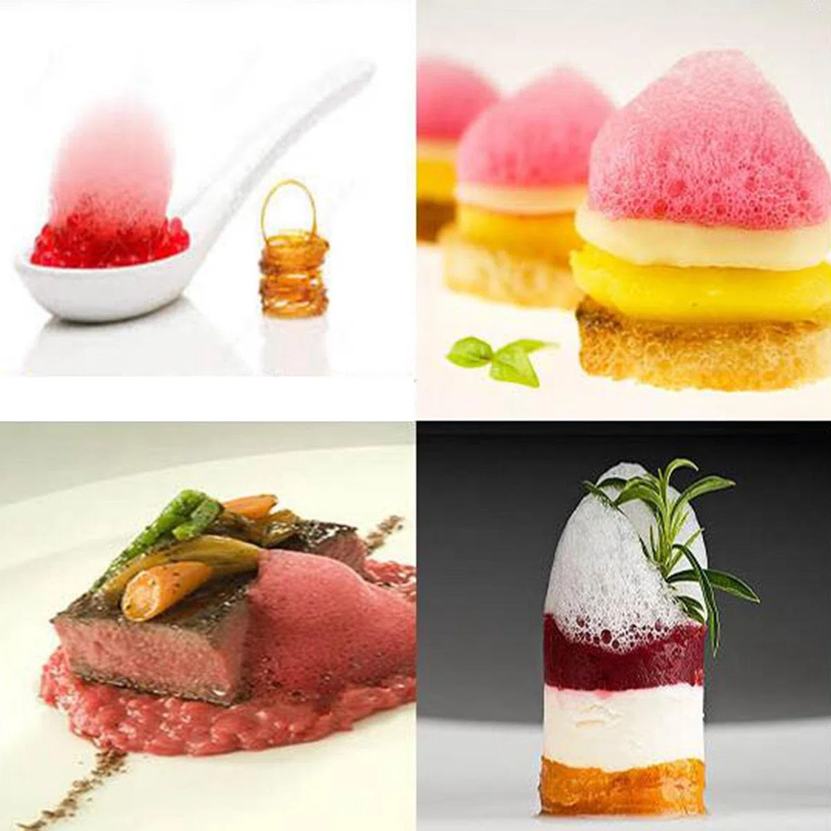 Amagogo Cuisine Schaummaschine Haushaltsküche Blasenwerkzeug Getränkeaufschäumer Sprudelspender Schnell Schäumendes PC Material für Party Hochzeit KTV