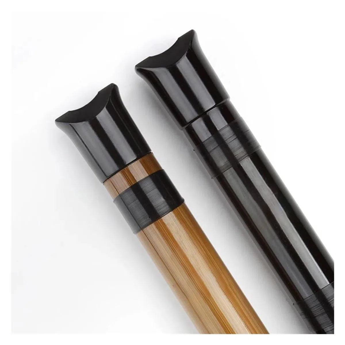 Professionelle Bambusflöte Für Erwachsene Bambusflöte D Tonart Shakuhachi Holzblasinstrument Mit Tasche 5 Löcher Geeignet Für Anfänger(Bamboo)