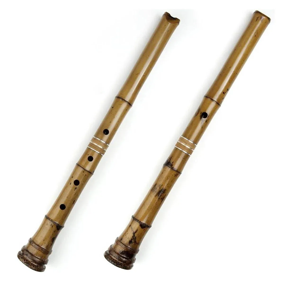 Professionelle Bambusflöte Für Erwachsene Shakuhachi 5 Loch D Tonart Zweiteilige Bambusflöte Mit Tasche Geeignet Für Professionelle Auftritte