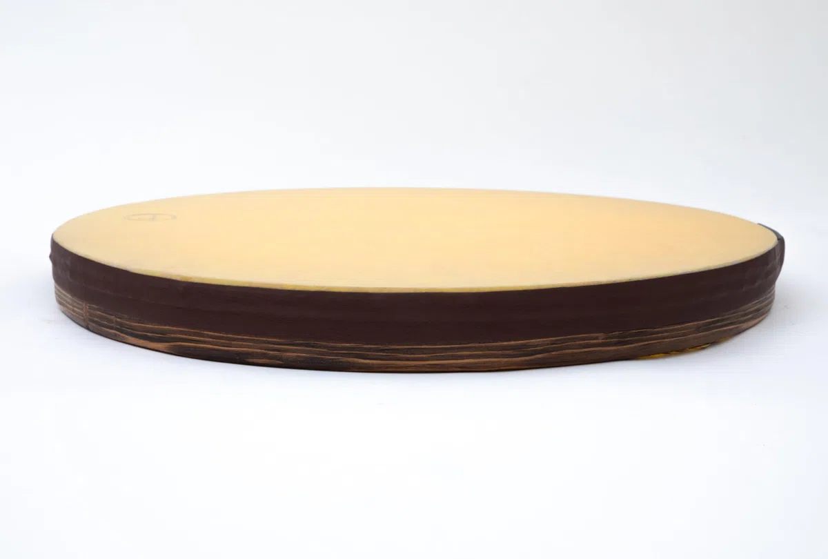 Professionelle Daf Erbane Trommel aus Shiraz, handgefertigt von Sami Hosseini, leicht, persische Daf mit weichem Etui.